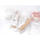 Sheep Puff Cream Satin Platform Shoes(Reservation/5 Colours/Full Payment Without Shipping)